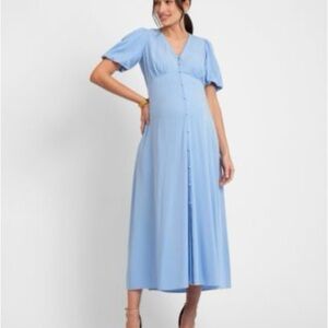 Seraphine Light Blue Midi Dress